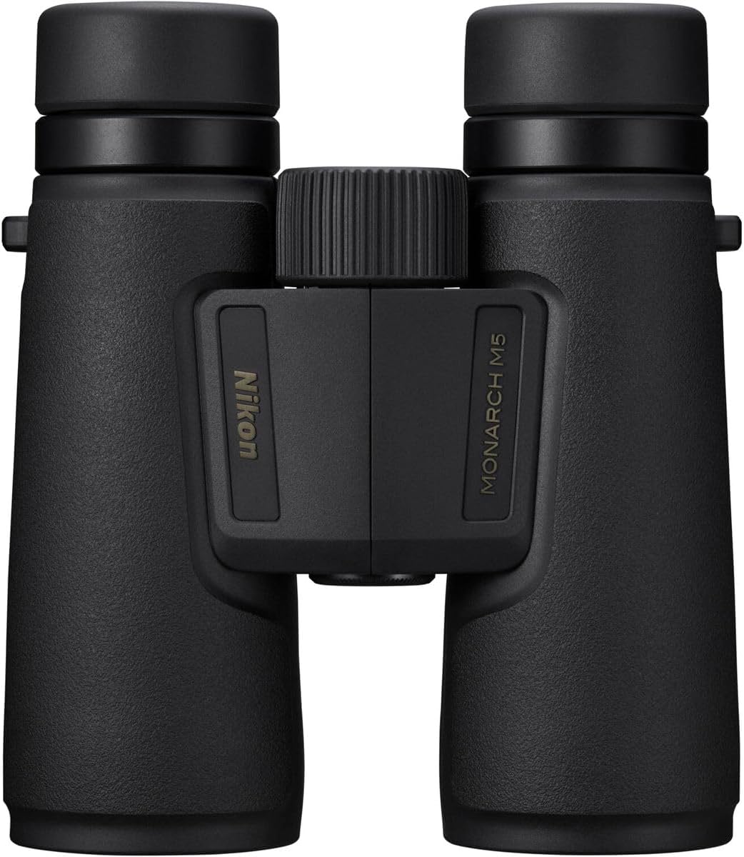 NIKON Monarch M5 Binoculars | Waterproof Fogproof ED Glass Optics with Dielectric Prism Coating | Bright High-Resolution Outdoor Binoculars for Birdwatching, Hiking & Wildlife, 8x42