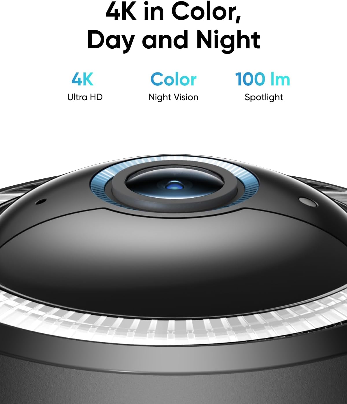 eufy Security 4G LTE Cam S330, 4K Cellular Solar Security Cameras Wireless Outdoor, Pan and Tilt, 4G and Wi-Fi Duo-Mode, AI Tracking, with SIM Card and 32GB SD Card, No WiFi, No Problem