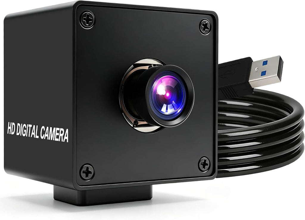 230fps USB Camera, 12MP Webcam with 90 Degree Autofocus Lens