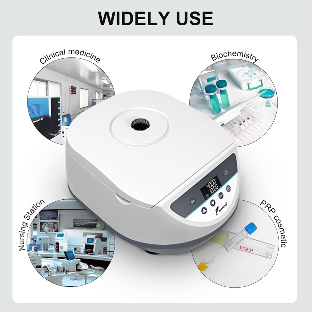 Benchtop Centrifuge, 8x2/5/10/15ml Tubes