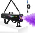 Handheld Fog Machine, Portable Smoke Cannon with LED for Stage