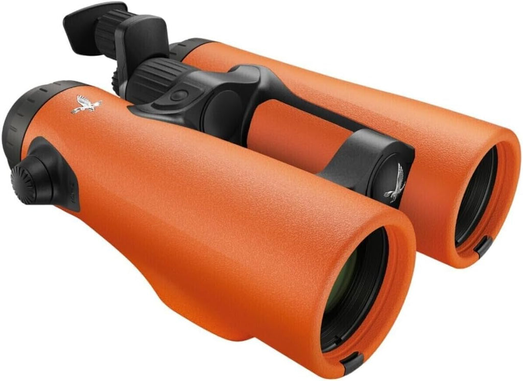 SWAROVSKI Optik EL Range with Tracking Assistant 10x42 Orange Binocular Bundle and Forehead Rest for EL Range Binoculars with Tracking Assistant (2 Items)