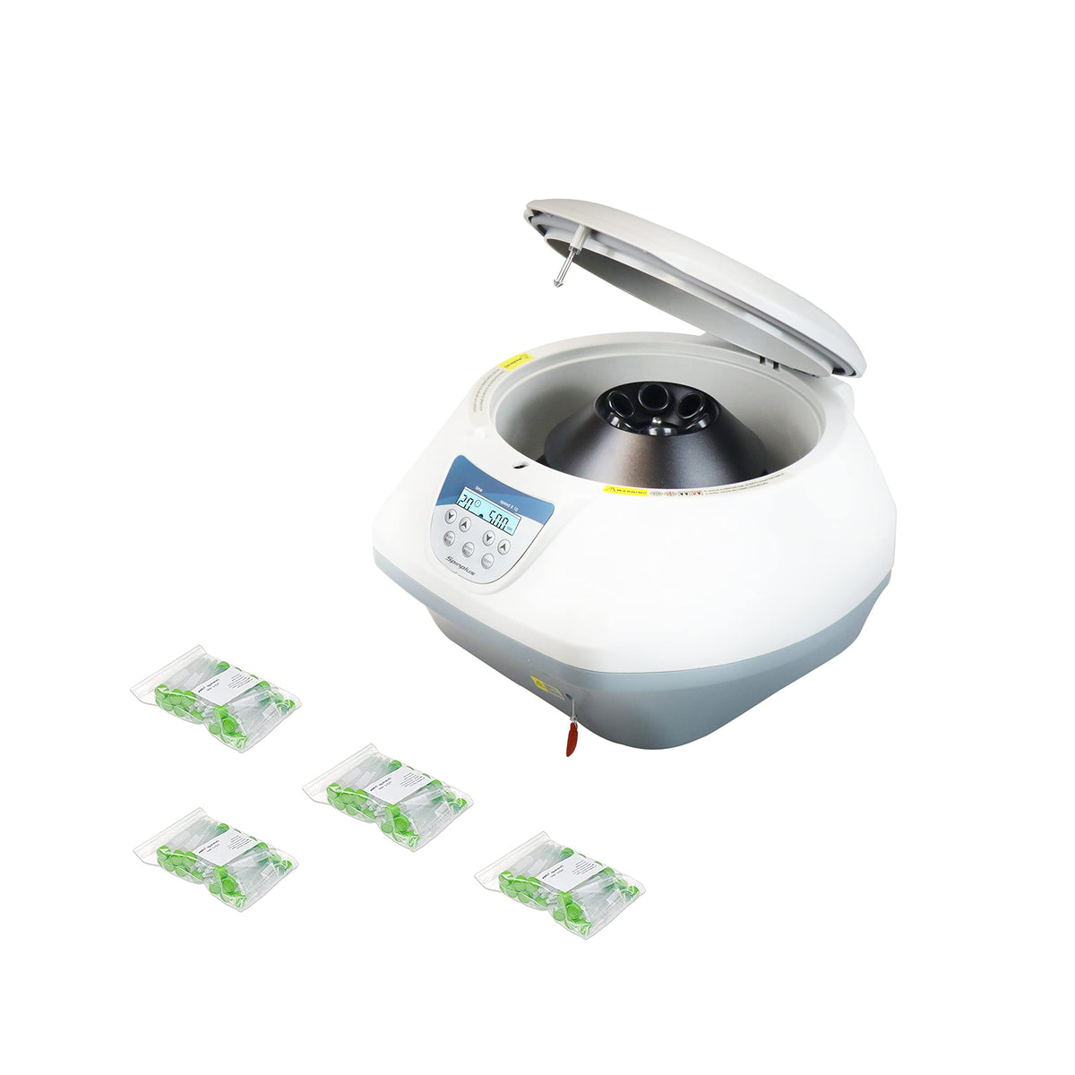 VS-TC-SPINPLUS-6 Bench-top Centrifuge | 400-5000rpm (Max. 3074xg) | LCD Display | Capacity: 6 x 15ml