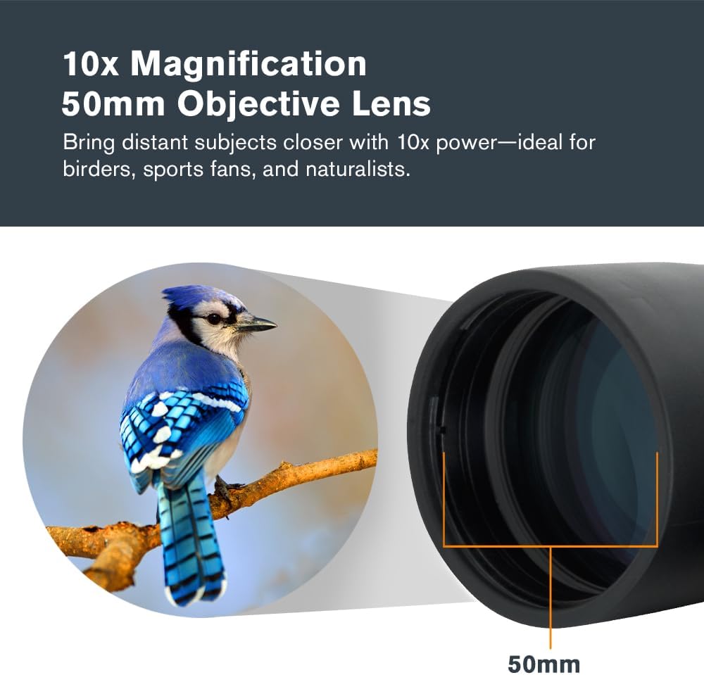 Celestron Outland X 10x50 Binoculars for Low-Light Wildlife Views