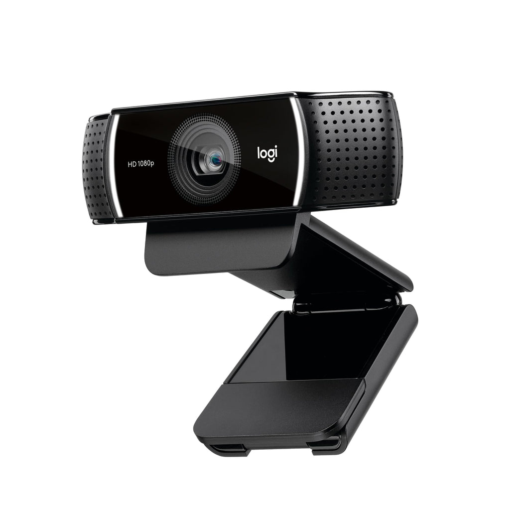 Logitech C922x HD Pro PC Webcam, Full HD 1080p/30fps or 720p/60fps Video, HD Light Correction, Works with Microsoft Teams, Google Meet, Zoom, Nintendo Switch 2âs new GameChat mode, Mac/Tablet- Black