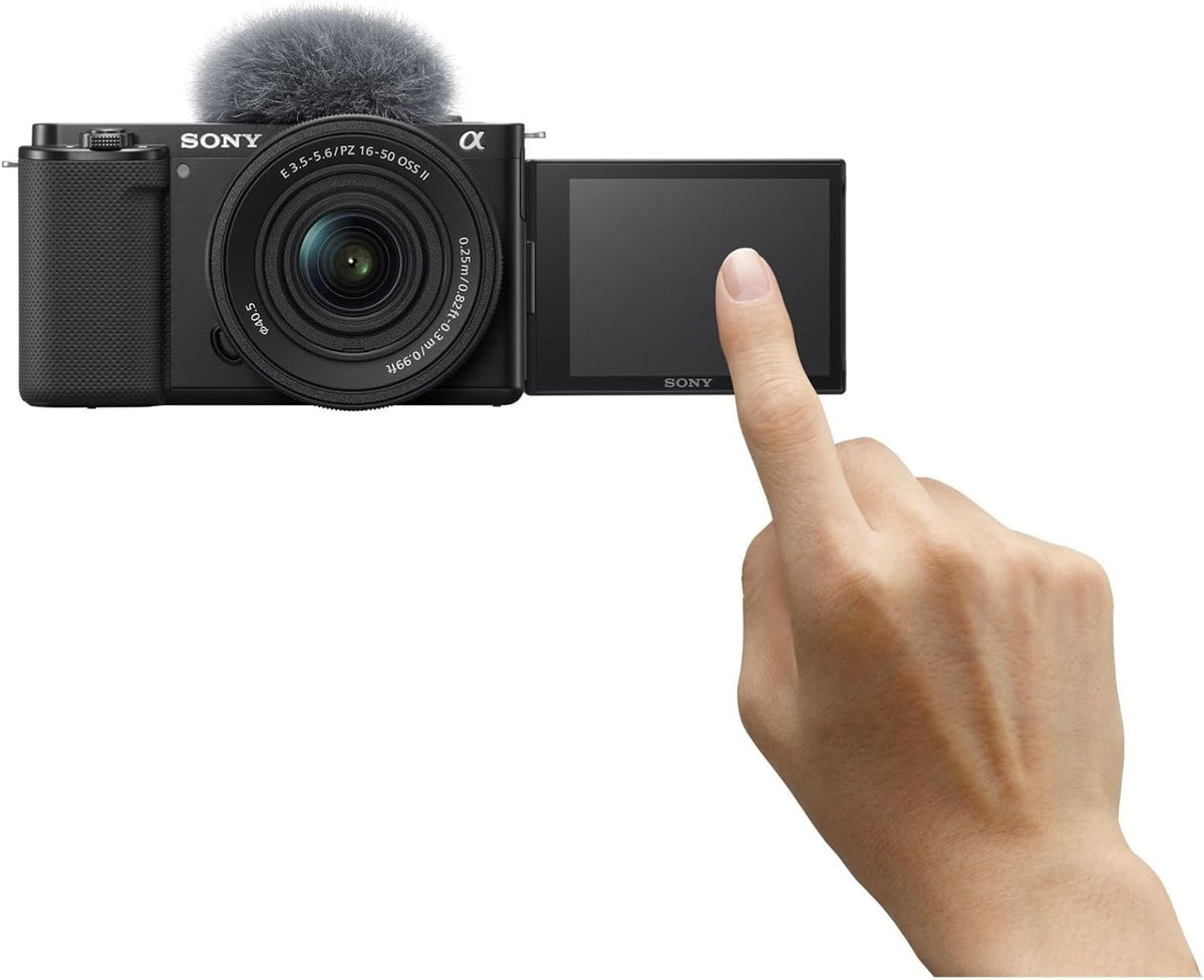 Sony ZV-E10 APS-C Mirrorless Camera with 16-50mm Lens Black