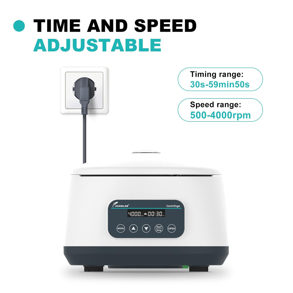 JOANLAB LC-400 PRP Centrifuge, 8x2/5/10ml & 4x15ml Tubes