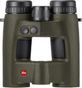 LEICA Geovid Pro 32 Rugged Compact Ergonomic Lightweight Weather-Proof Rangefinder Binoculars for Outdoor, Hunting, Bird Watching, Travel, Olive Green, 10x32