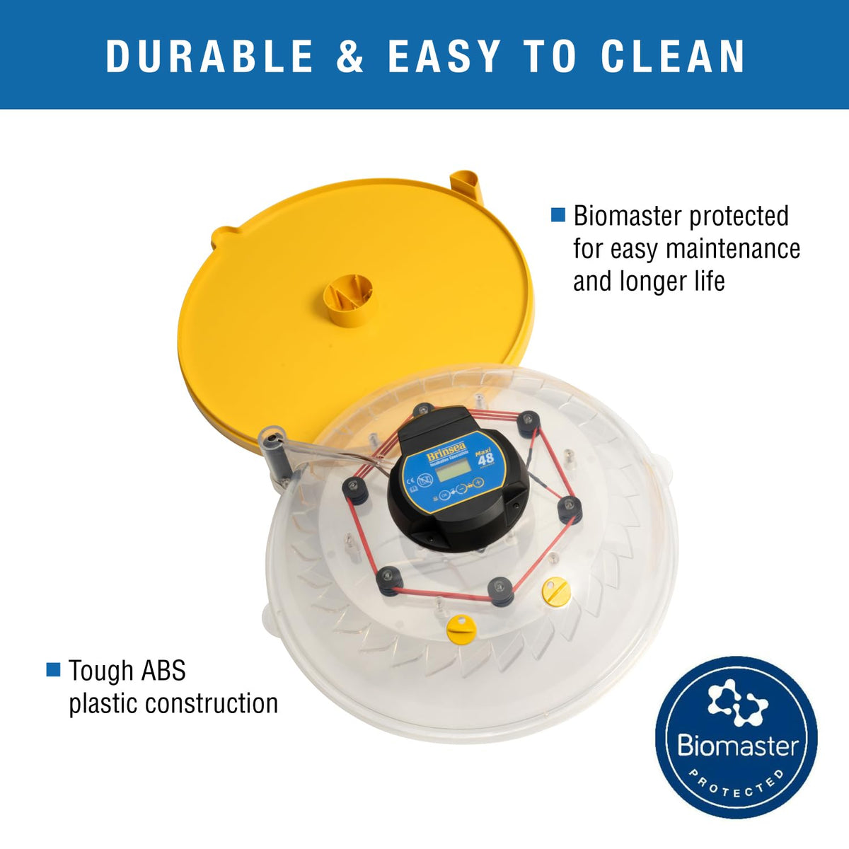 Brinsea Mini II Advance Incubator with Automatic Turner for Hatching 7 Eggs