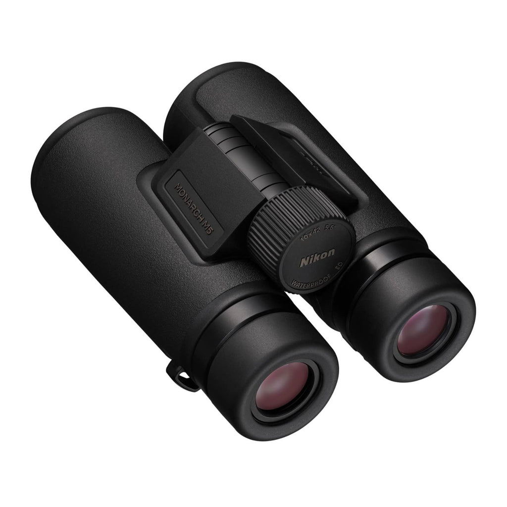 NIKON Monarch M5 Binoculars | Waterproof Fogproof ED Glass Optics with Dielectric Prism Coating | Bright High-Resolution Outdoor Binoculars for Birdwatching, Hiking & Wildlife, 8x42