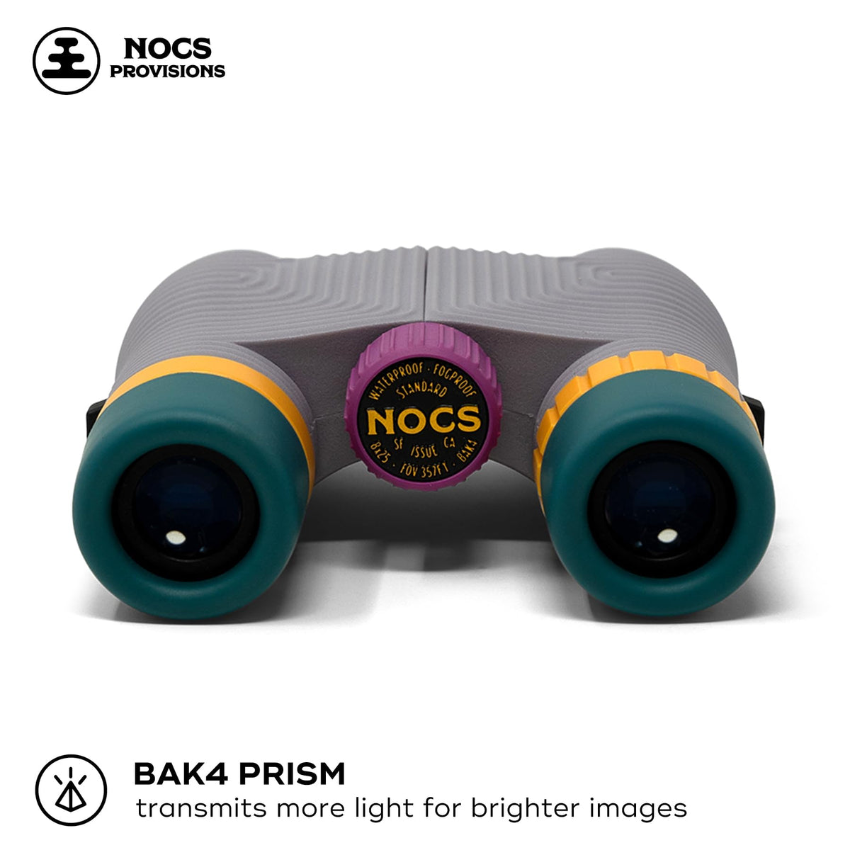 Nocs Provisions Standard Issue 10x25 Binoculars, Waterproof, Bird Watching