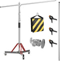 LOMTAP C Stand with Boom Arm, Heavy Duty Light Stand