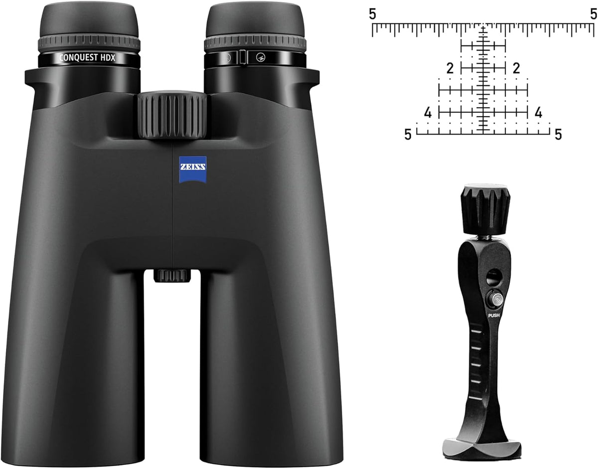ZEISS Conquest HDX Binoculars, 15x56 LRP with Reticle