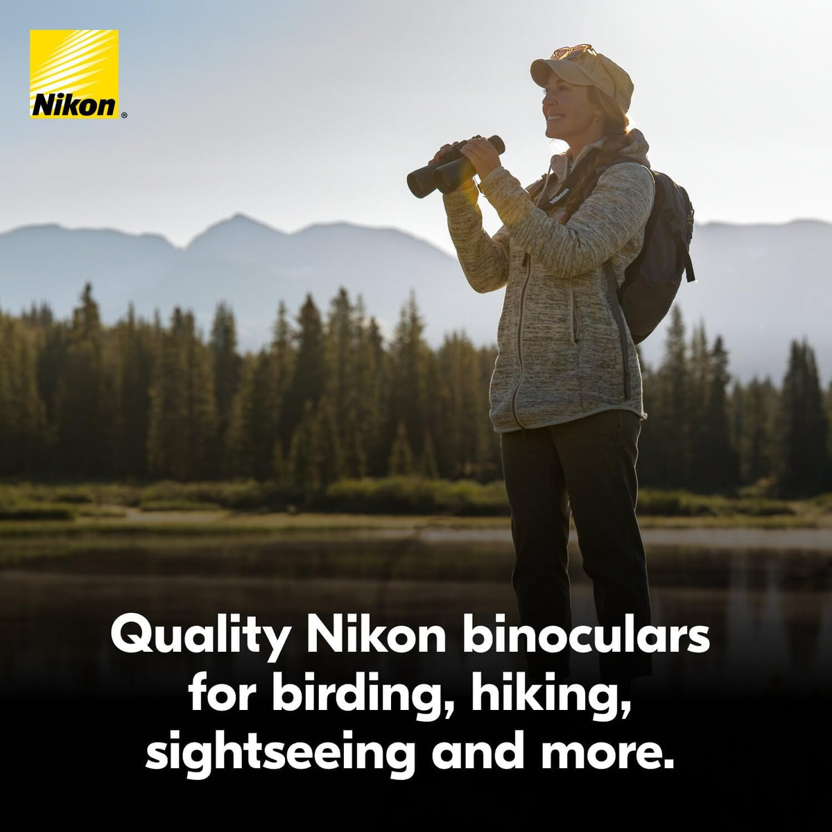 Nikon ACTION10x50 Binocular | Multilayer-Coated Nikon Optics, Bright 50mm Objective Lenses, 10x Power, Turn-and-Slide Adjustable eyecups and Tripod-Ready Porro-Prism Design