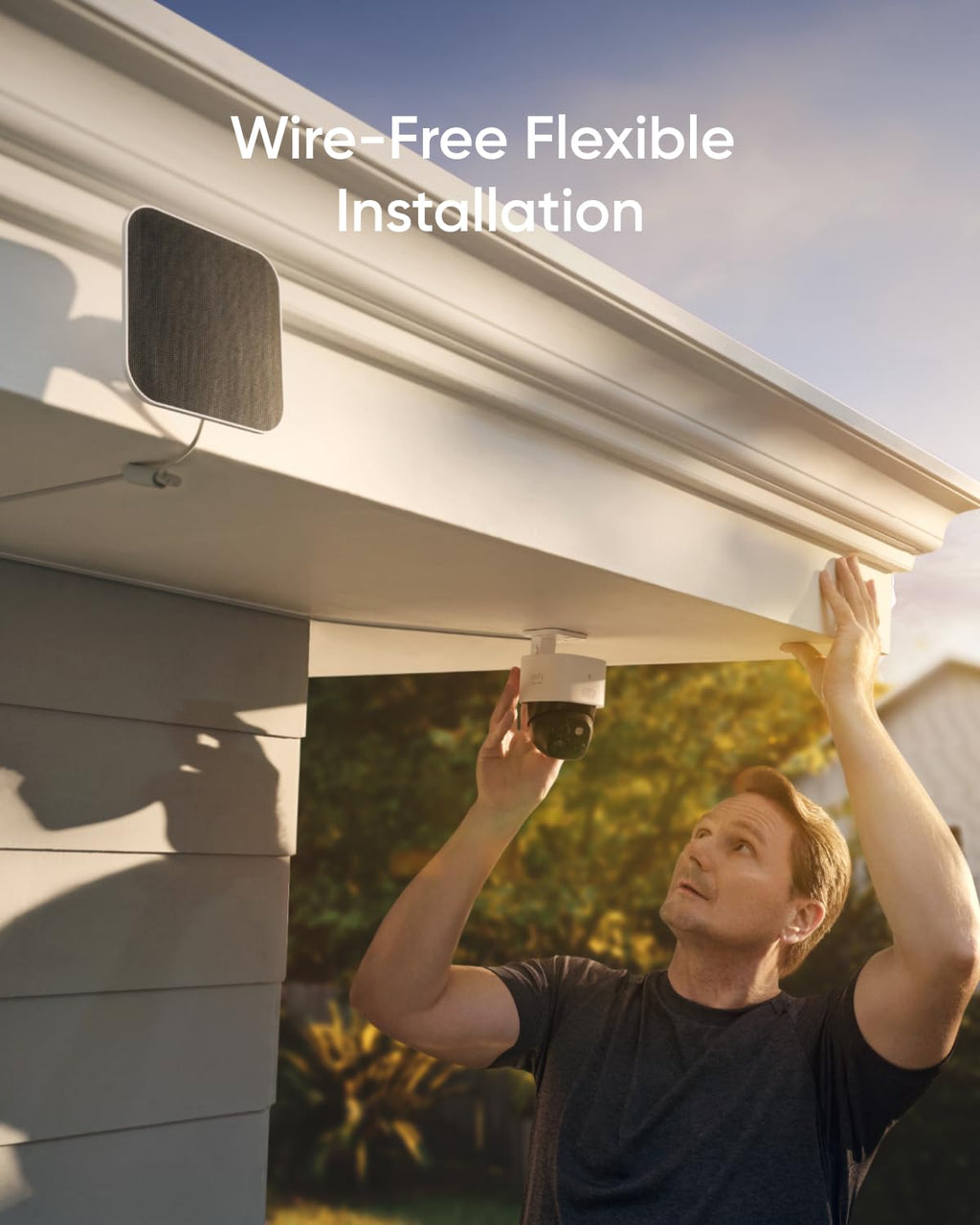 eufy Security SoloCam S340, 3K Dual-Lens Solar Security Camera