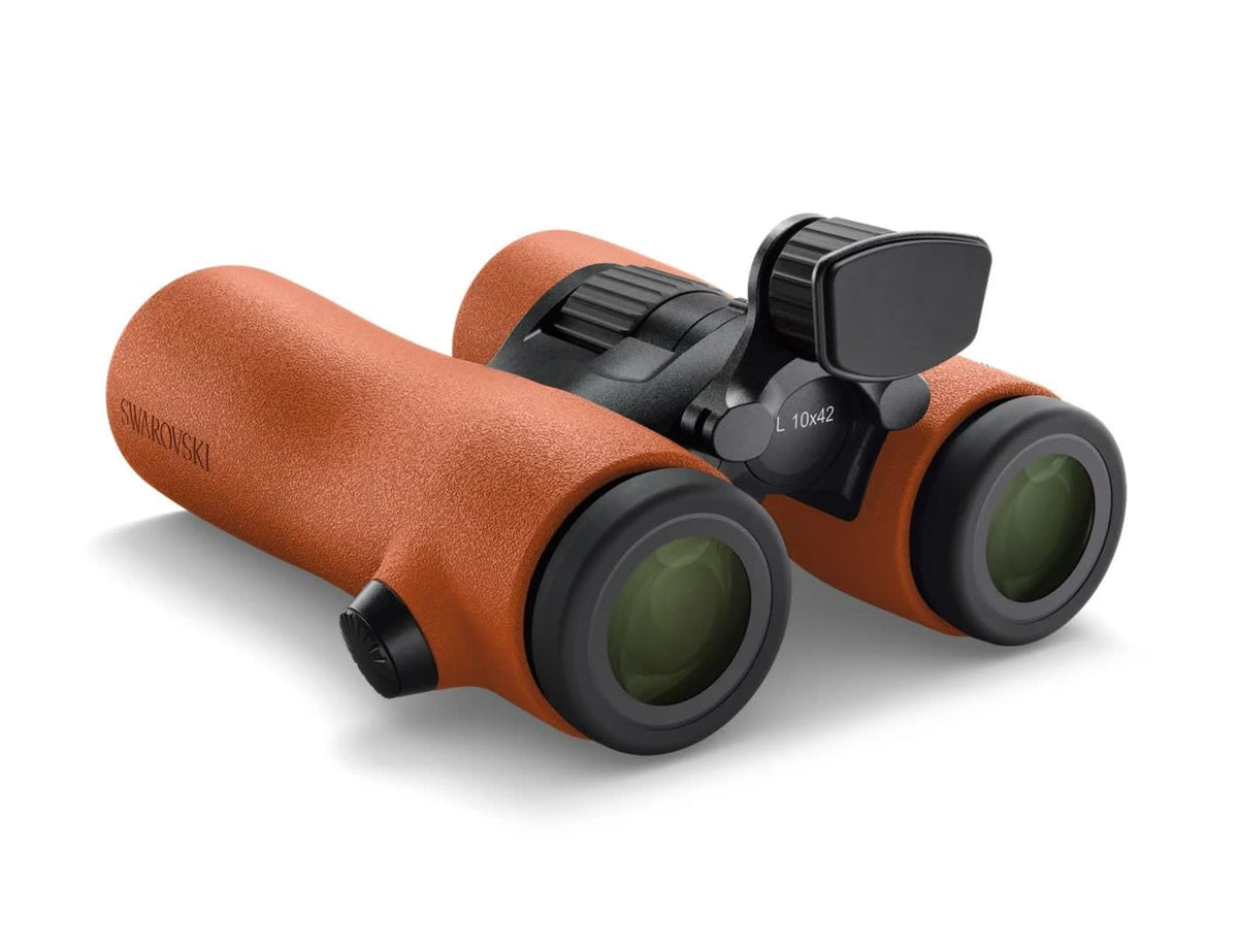 Swarovski NL Pure 10x42 Binoculars, Burnt Orange, Waterproof, Fog-Proof,