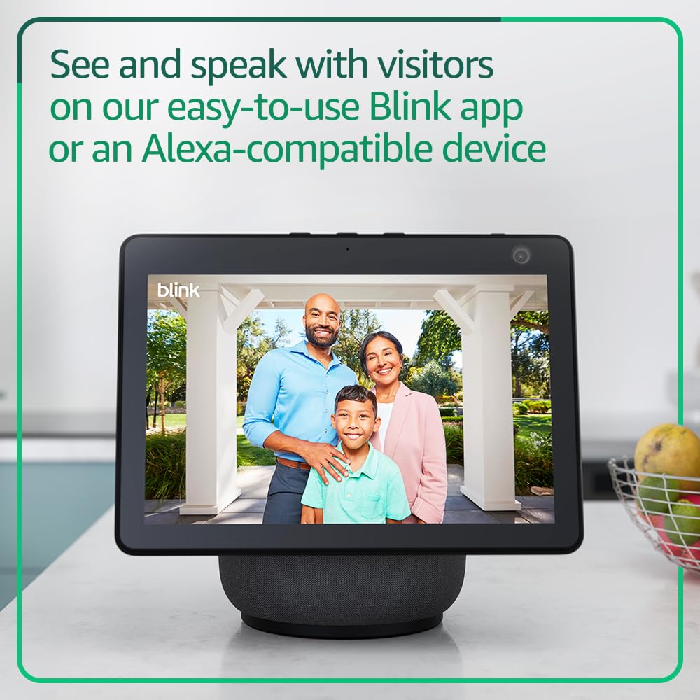 Blink Outdoor 4 â Wireless smart security camera, two-year battery life, 1080p HD day and infrared night live view, two-way talk. Sync Module Core included â 3 camera system