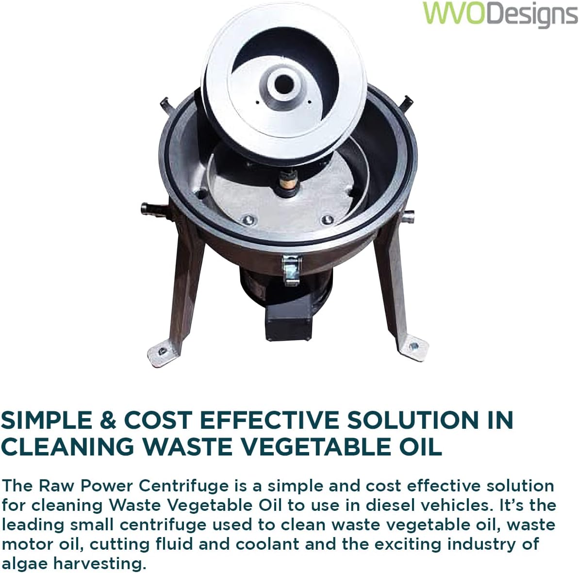 Waste Oil Centrifuge RPC101, Cleans & Processes 25 Gallons/Hour