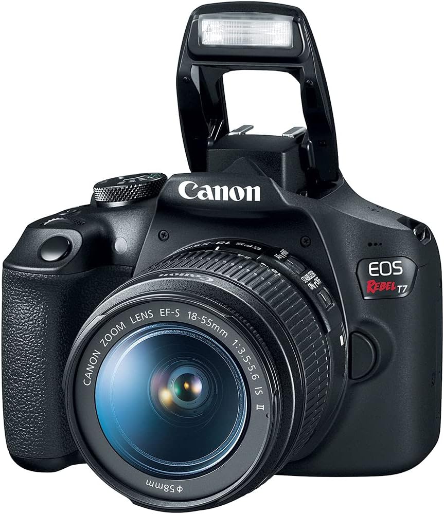 Canon EOS Rebel T7 DSLR Camera with 18-55mm Lens Bundle