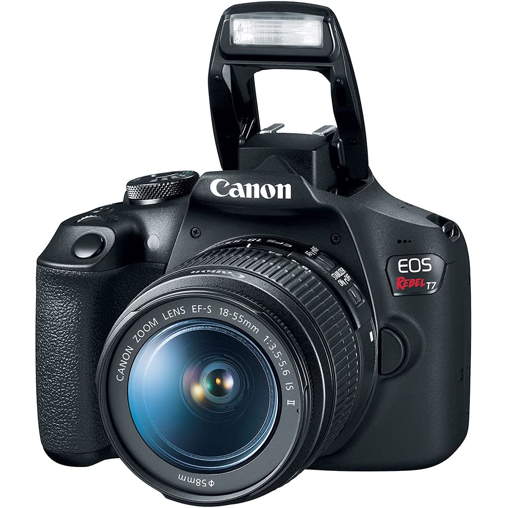 Canon EOS Rebel T7 DSLR Camera with 18-55mm Lens Bundle