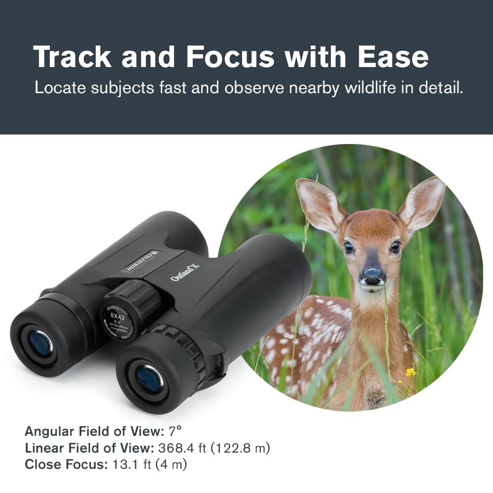 Celestron Outland X 10x50 Binoculars for Low-Light Wildlife Views