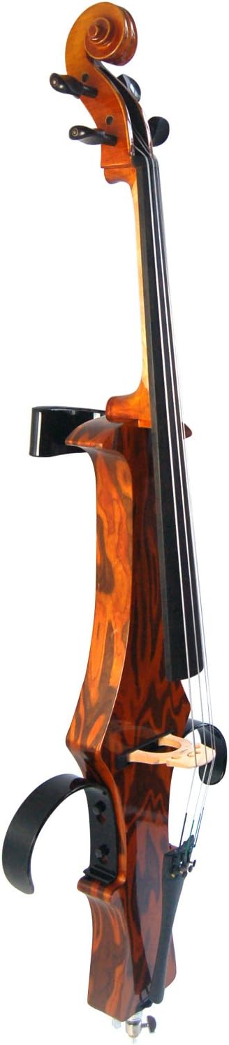 Aliyes Handmade Professional Solid Wood Electric Cello 4/4 Full Size Silent Electric Cello-Wood Grain
