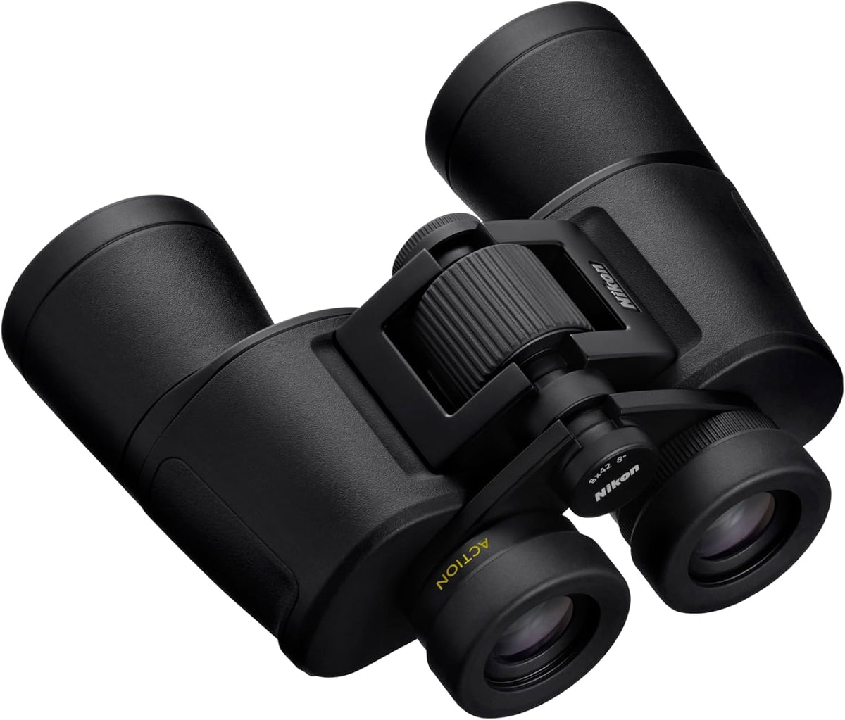 Nikon Action 8x42 Binocular | Multilayer-Coated Nikon Optics, Bright, Wide View, 8X Power, Turn-and-Slide Adjustable eyecups and Tripod-Ready Porro-Prism Design