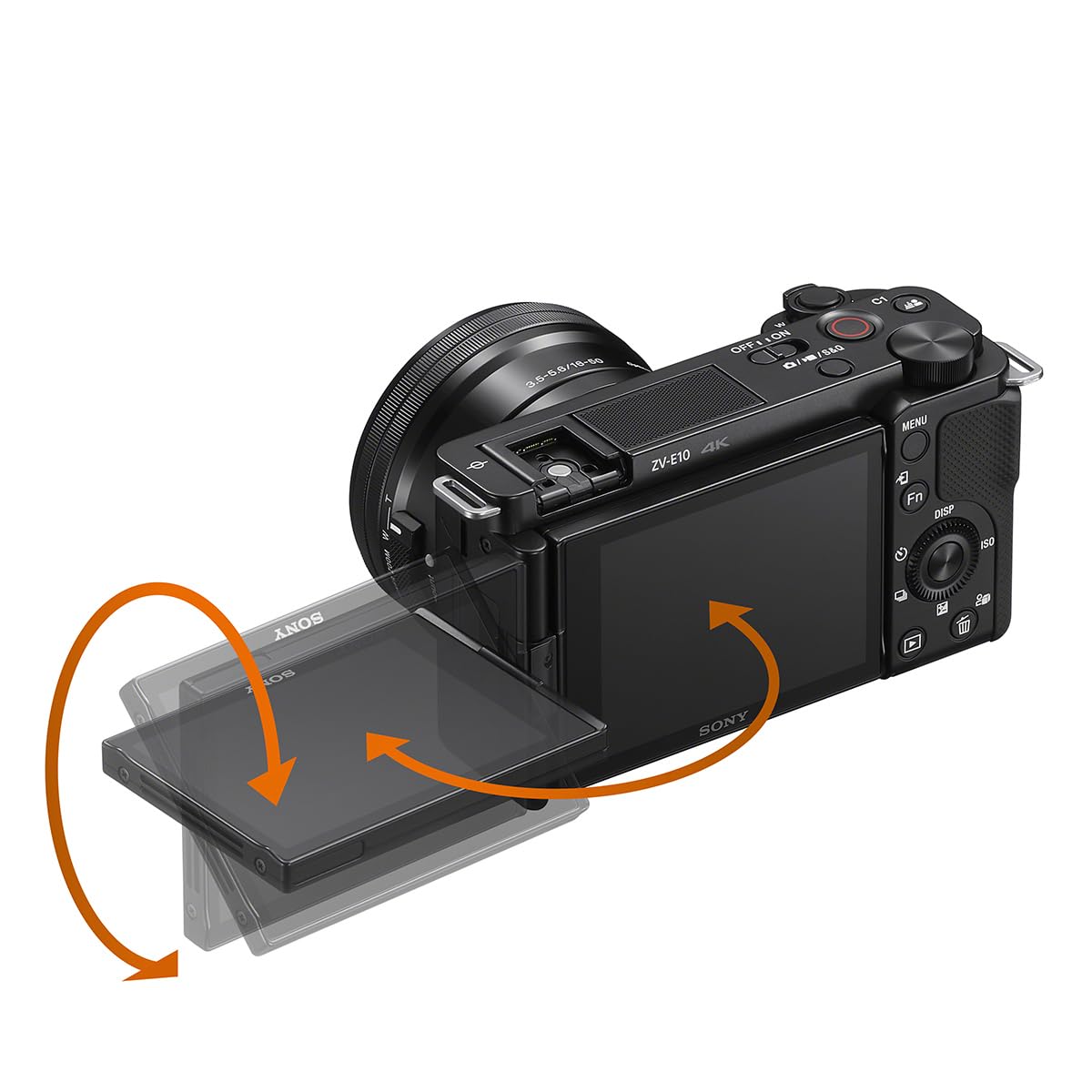Sony ZV-E10 APS-C Mirrorless Camera with 16-50mm Lens Black