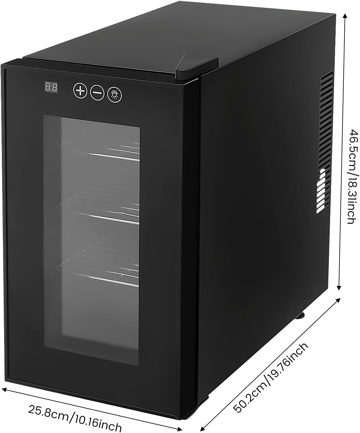 23L Reptile Incubator Cabinet Incubators for Hatching Eggs, Constant Temperature& Humidity Intelligent Reptile Egg Incubator with 10-40Â°C Cooling and Heating Temperature Control