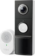 Tapo 2K+ Wired or Battery Powered Smart Video Doorbell with Chime, D225
