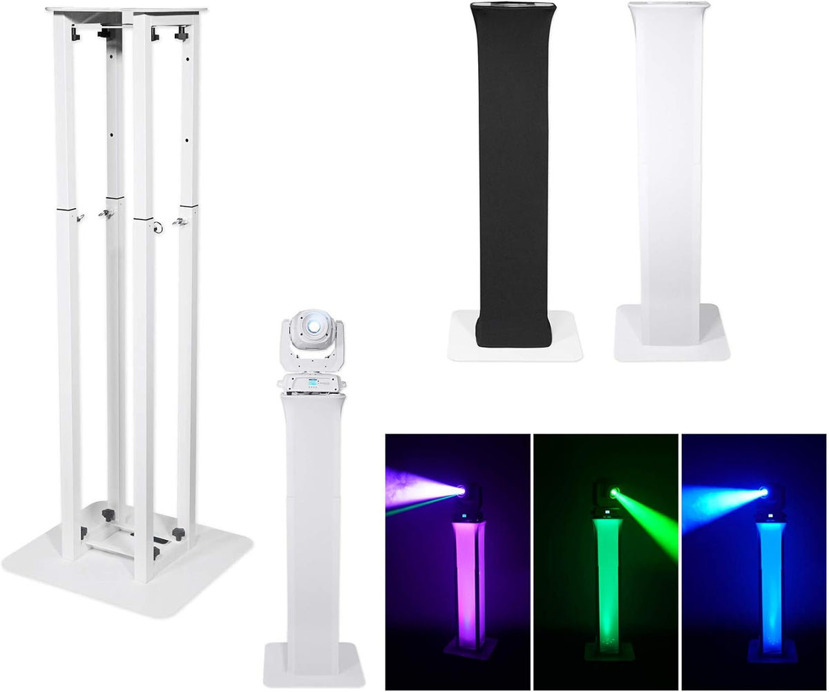 Rockville RTP32W Totem Stand Set for Chauvet Rogue R1X Spot Lights, 2-Pack