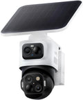 eufy Security eufyCam S4, 4K Solar Camera, 3-Lens PTZ, 360Â° Coverage