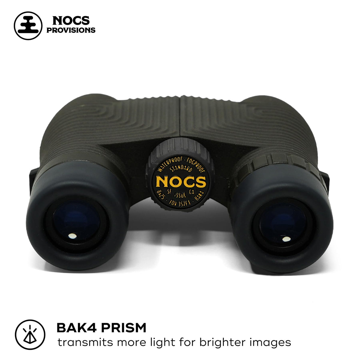 Nocs Provisions Standard Issue 10x25 Binoculars, Waterproof, Bird Watching