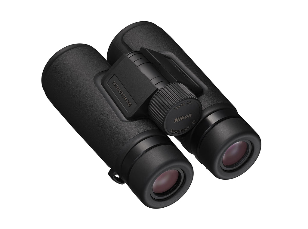 NIKON Monarch M5 Binoculars | Waterproof Fogproof ED Glass Optics with Dielectric Prism Coating | Bright High-Resolution Outdoor Binoculars for Birdwatching, Hiking & Wildlife, 8x42