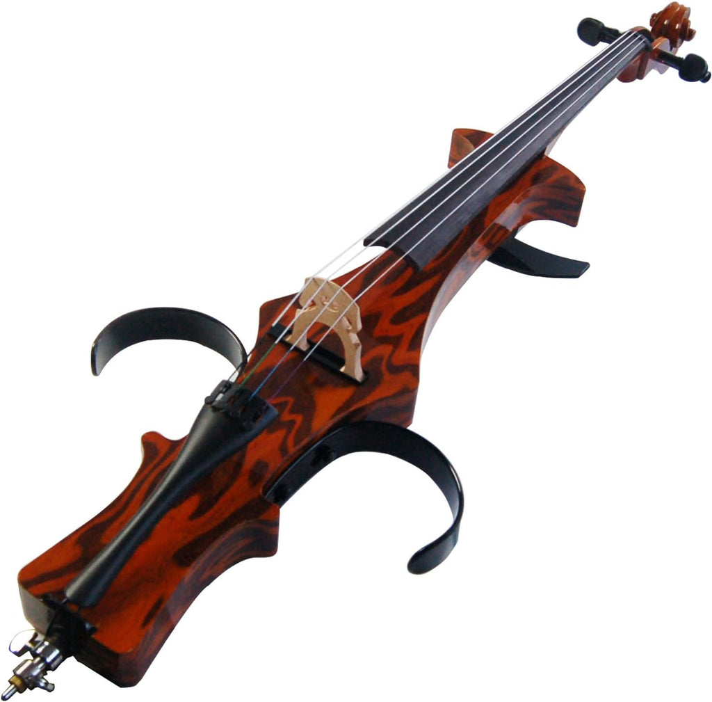 Aliyes Handmade Professional Solid Wood Electric Cello 4/4 Full Size Silent Electric Cello-Wood Grain