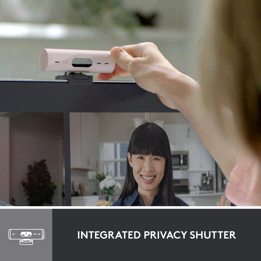Logitech Brio 501 Full HD Webcam Auto Light Correction Show Mode - Black