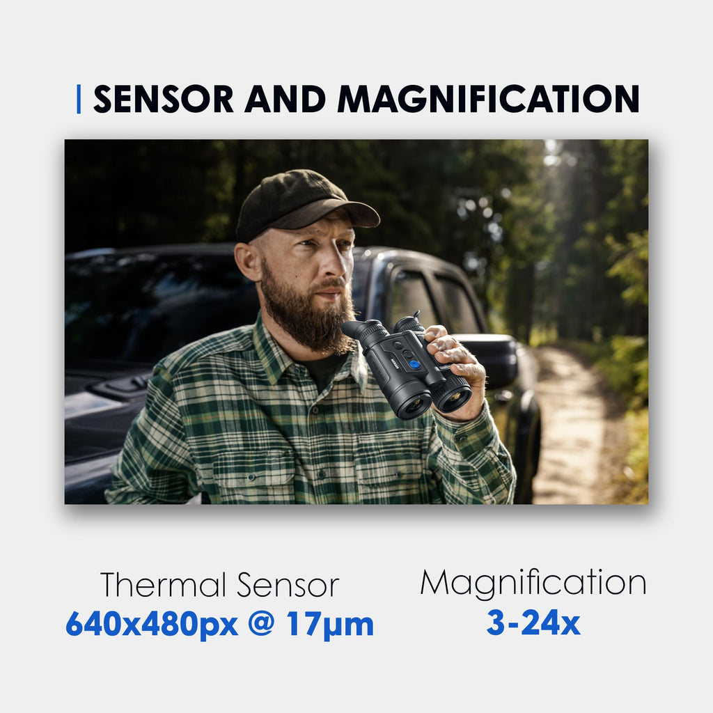 Pulsar Merger LRF Thermal Binoculars with Laser Range Finder