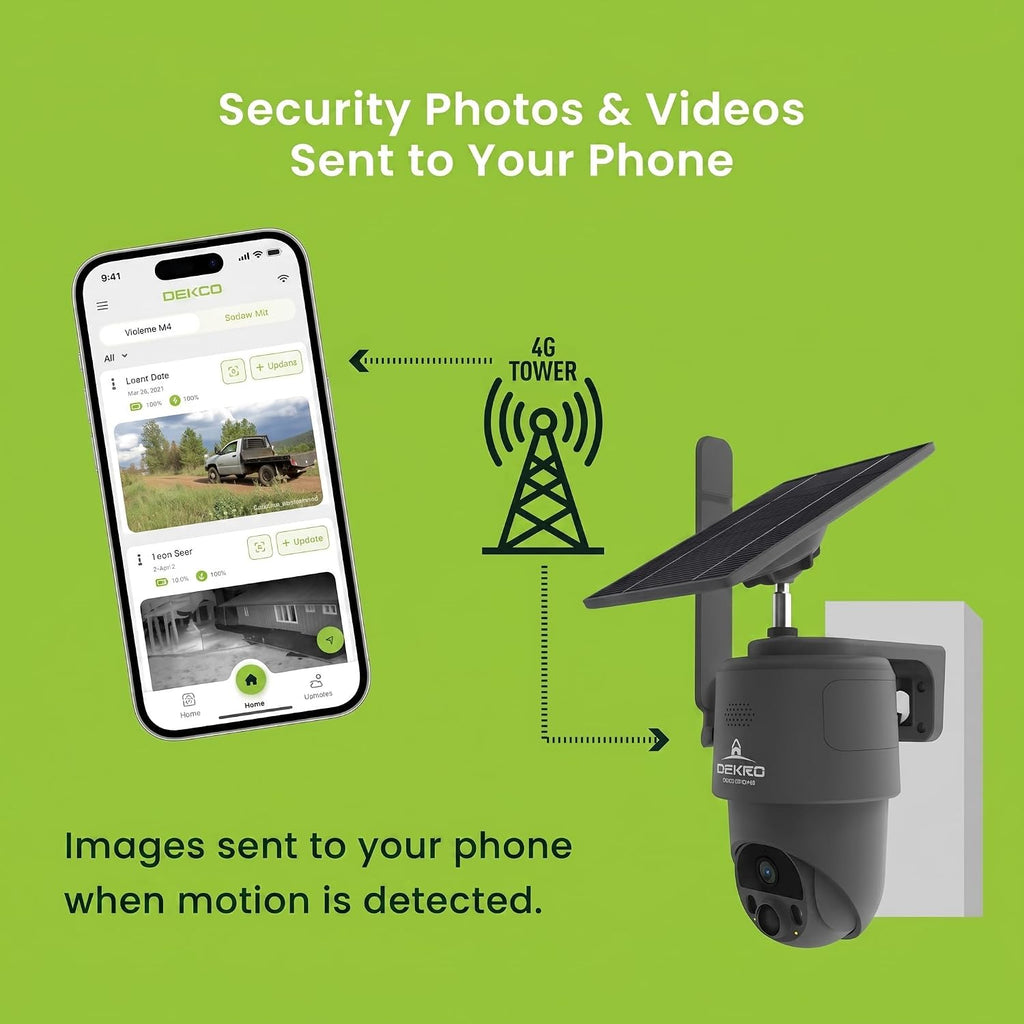 TACTACAM Defend 360 Cellular Security Camera, Solar Power, No WiFi