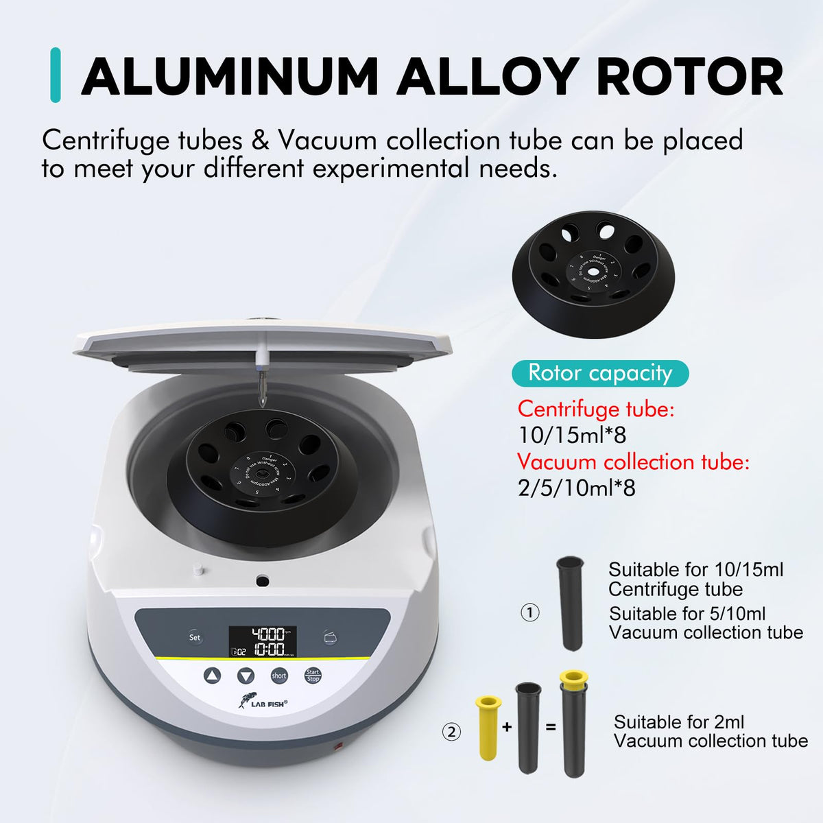 LAB FISH LC-6S Centrifuge, 6x2/5/10/15ml Tubes