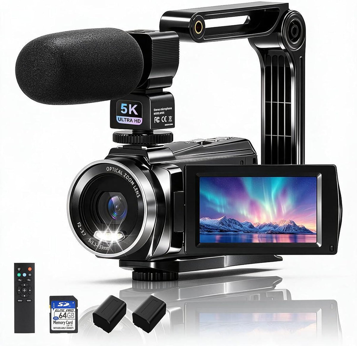 5K Video Camera Camcorder Digital Video Camera for YouTube
