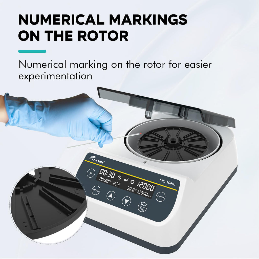 LAB FISH MC-12PRO High-Speed Centrifuge, 1000-12000RPM 9660xg