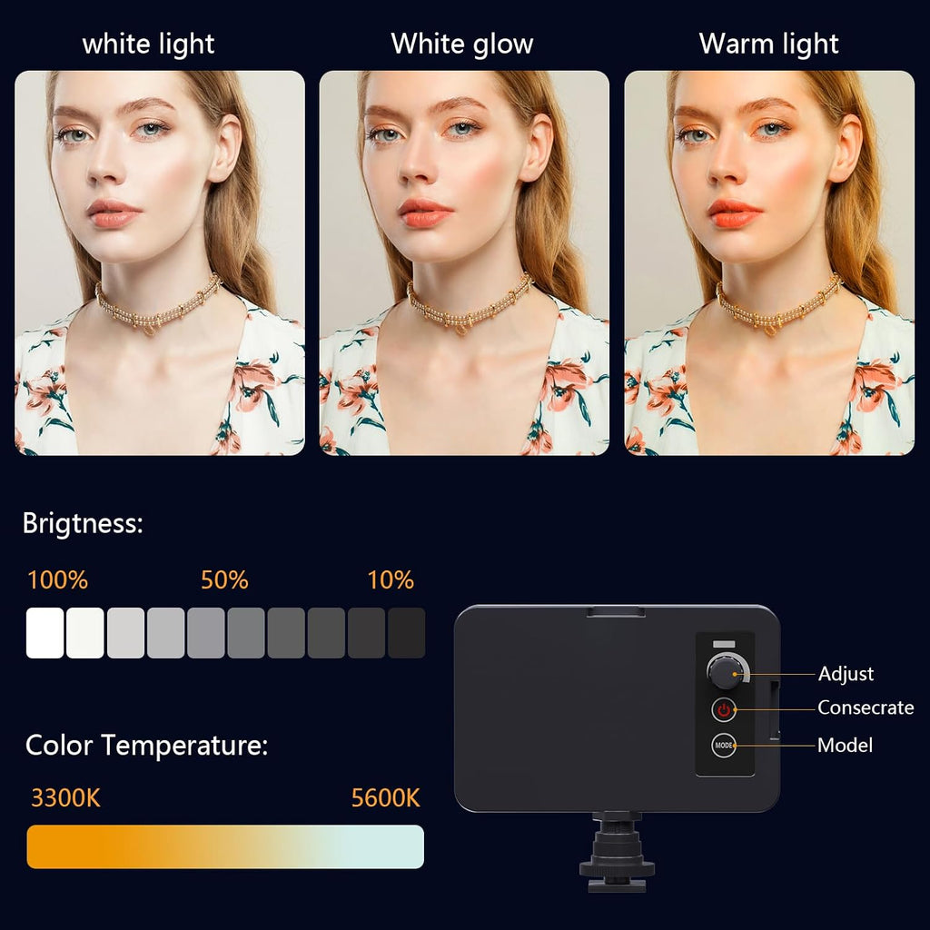 4K Camcorders Video Camera, 64MP Vlogging Camera for YouTube with WiFi