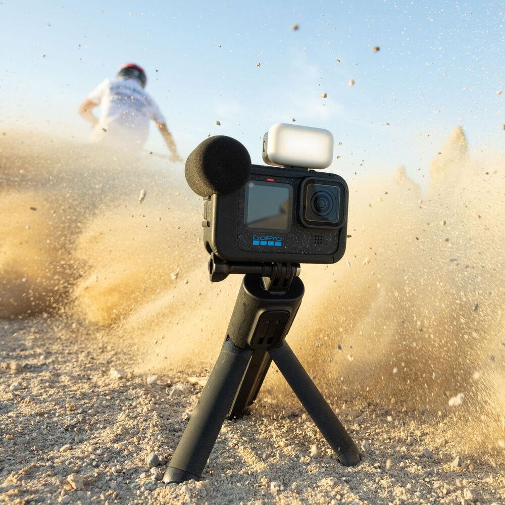 GoPro LIT Hero - Lightweight, Compact, Waterproof Action Camera with Built-in Light, 4K60 Ultra HD Video, 12MP Photo, Touch Screen, HyperSmooth Stabilization