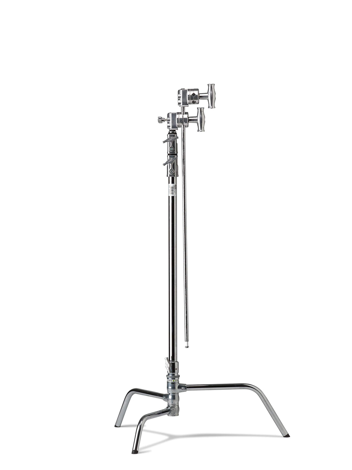 Kupo 20" C-Stand Turtle Base Kit Professional Grip Stand with 2.5" Grip Head and 20" Grip Arm, Heavy-Duty Steel Construction for Photography and Video Lighting - Silver (KS704512)