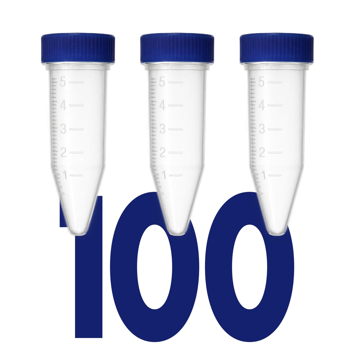 Kashi Scientific 50mL Self Standing Centrifuge Tubes with Screw Cap Lid, Lab Grade Polypropylene Plastic, Skirted, Printed Graduation, Write-on Spot [50mL Self-Standing, 500]
