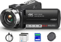 4K 80MP Camcorder Video Camera 18X Zoom Vlogging Camera for YouTube Webcam