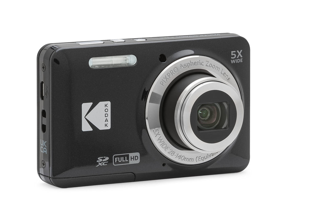 KODAK PIXPRO FZ55 16MP Compact Digital Camera, 5X Optical Zoom, Blue