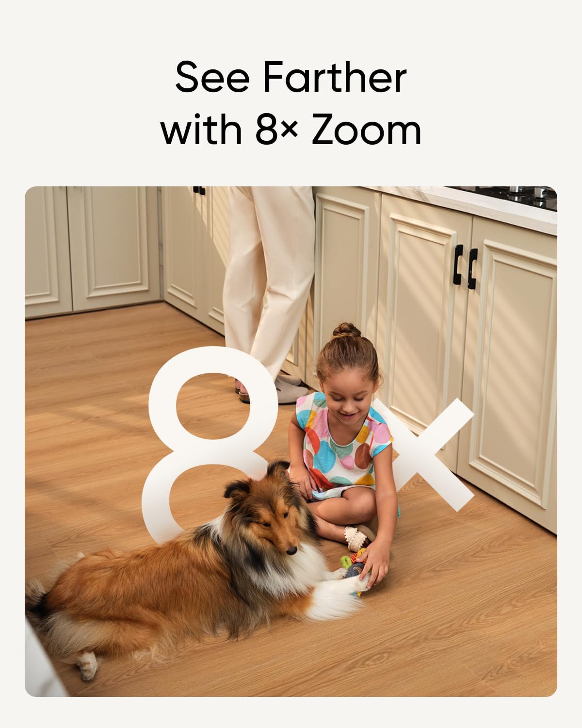 eufy Security 4K Indoor Cam S350, No Subscription, Dual Cameras, 8Ã Zoom