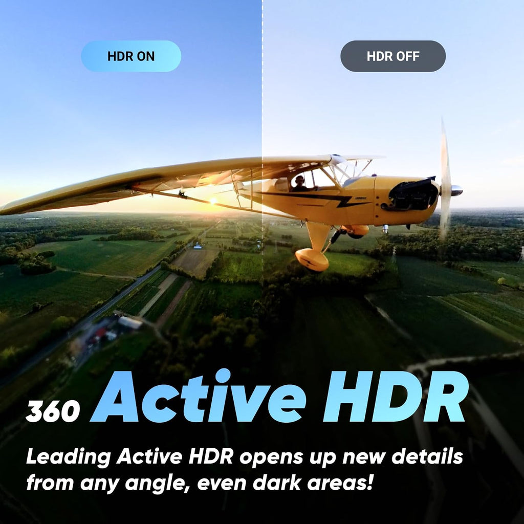 Insta360 X3, 360 Action Camera with 5.7K 360 Active HDR Video, 4K Single-Lens Camera, Waterproof, FlowState Stabilization, 2.29" Touchscreen, AI Editing, for Motorcycle, Wintersports and Vlogging