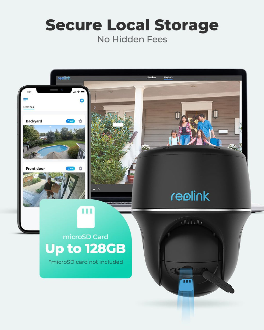 REOLINK Argus PT Ultra First 4K Solar Security Cameras Wireless Outdoor